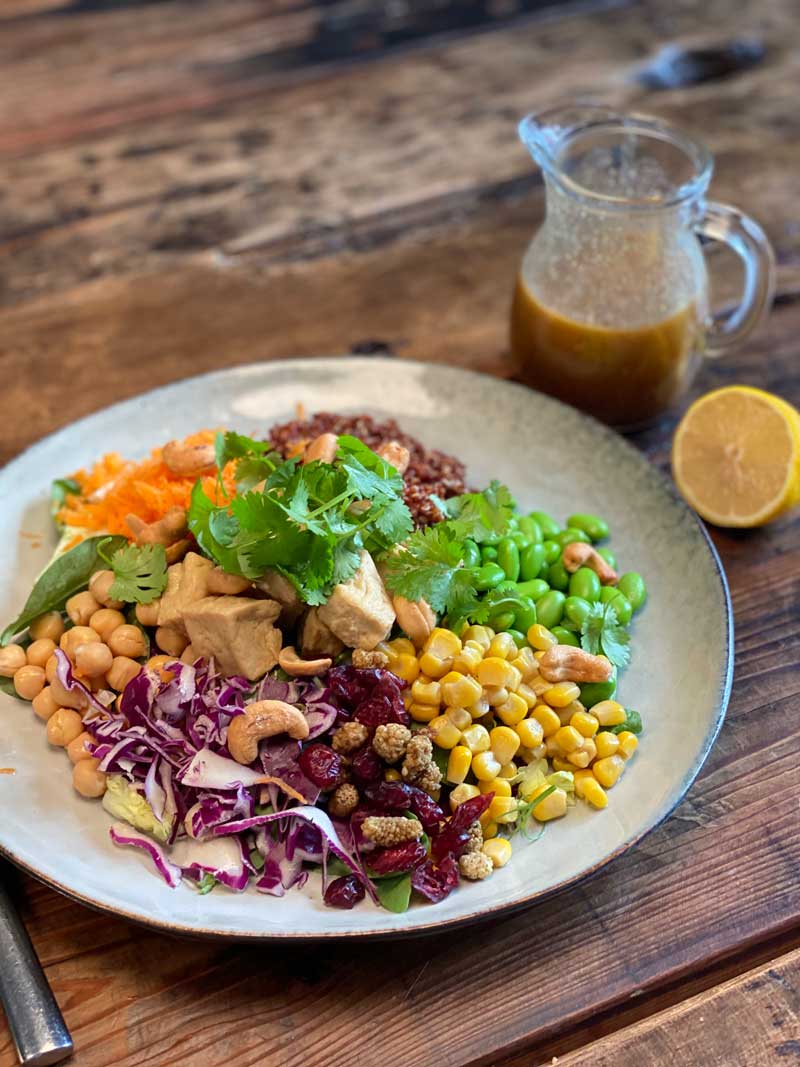 Tofu sallad med grönsaker