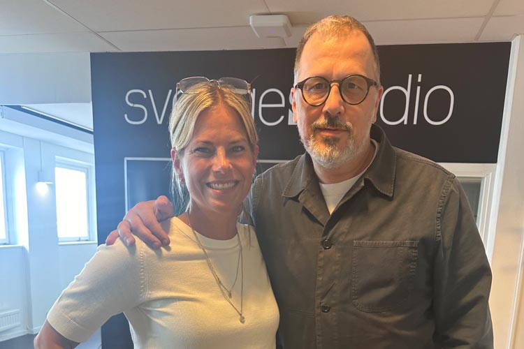 Charlotte efter intervju med Talkshow i P1