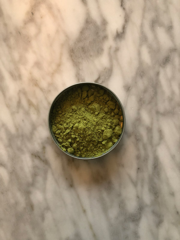 Ett japanskt grönt te, Matchate